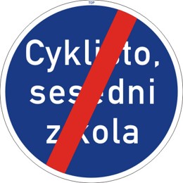 Dopravní značka C14b